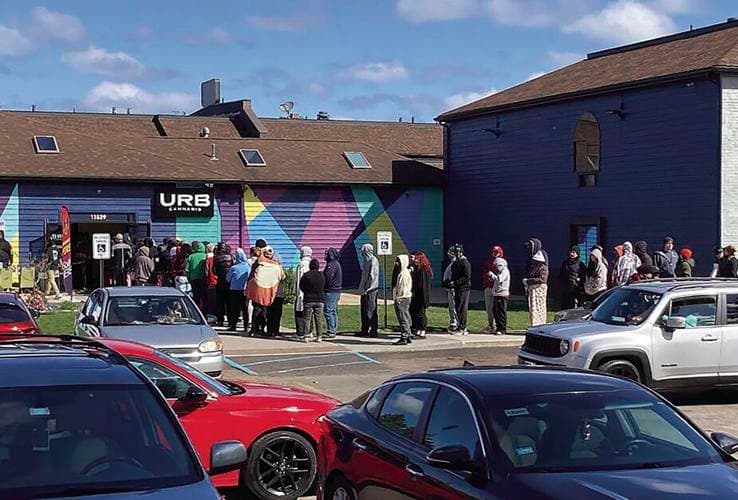 Customers Buying Cannabis from URB Cannabis New Buffalo Customers Buying Cannabis from URB Cannabis New Buffalo